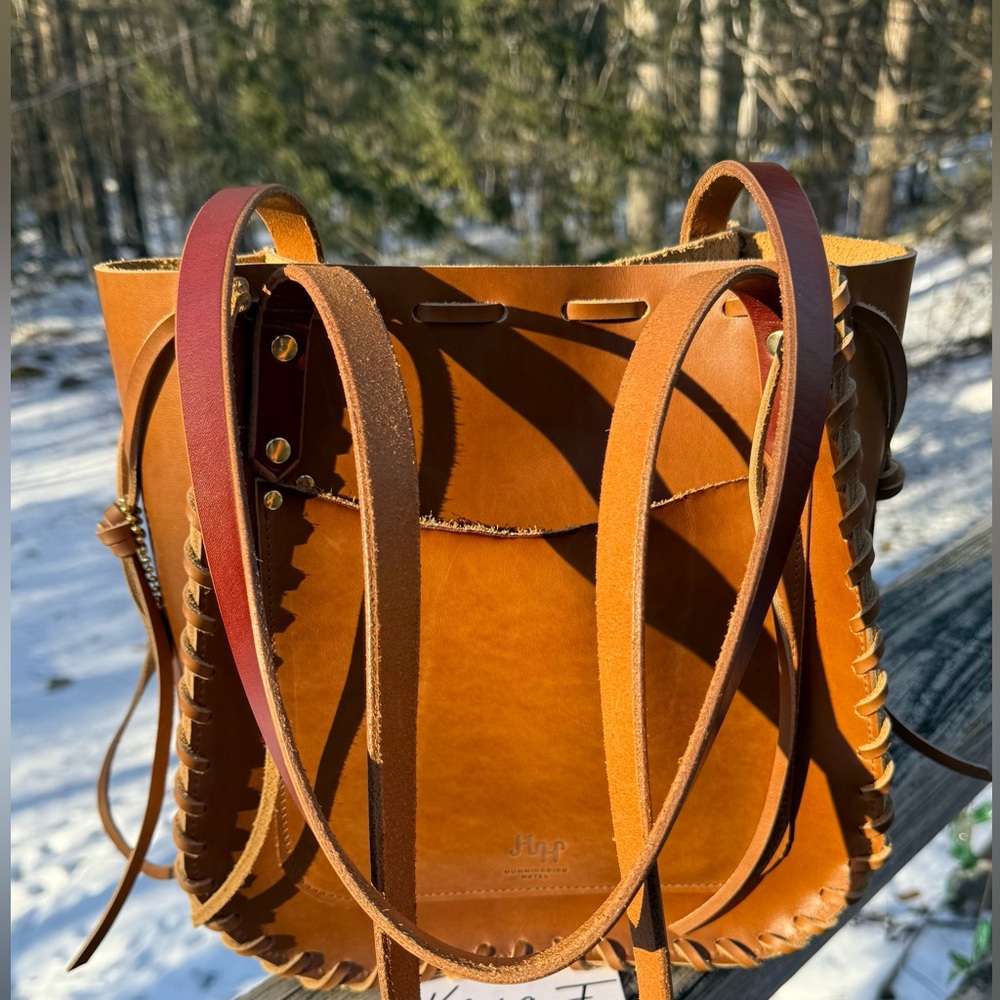 [SOLD] HH Dry Goods Medio Tote. Handmade in USA! A one of a kind in latigo